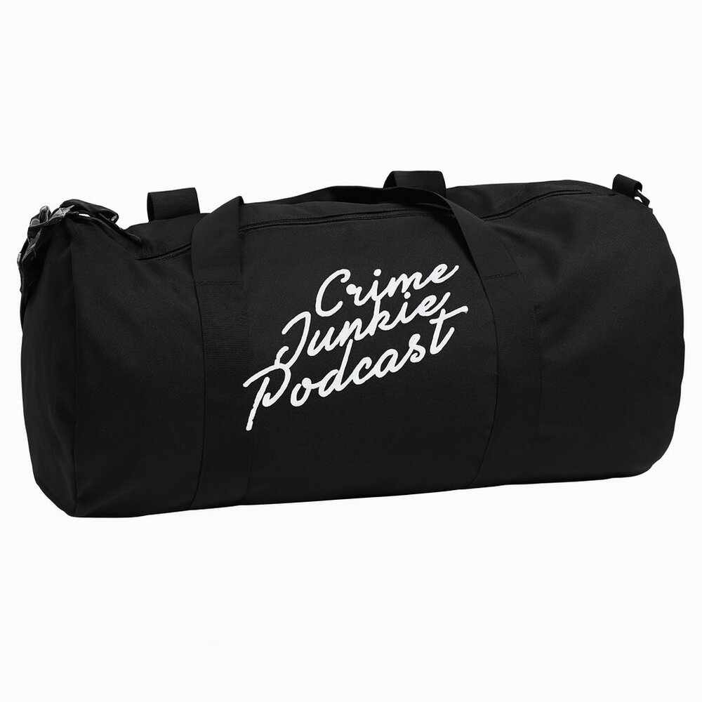 Crime Junkie Podcast Duffel Bag – Brand New! Rare & Sold Out!